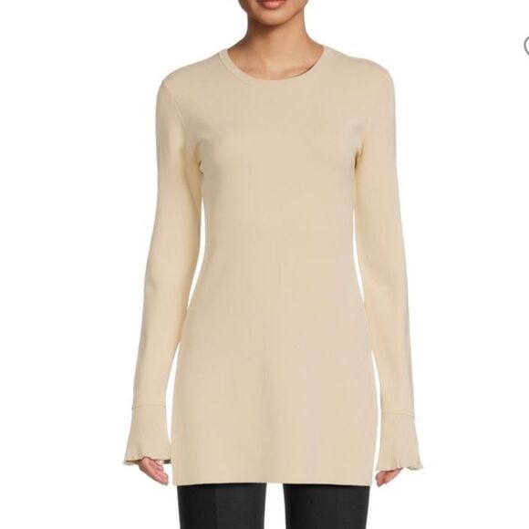 THEORY
Milania Tunic Sweater Wood Ash Lustrate Small NWT in packaging - Picture 1 of 6